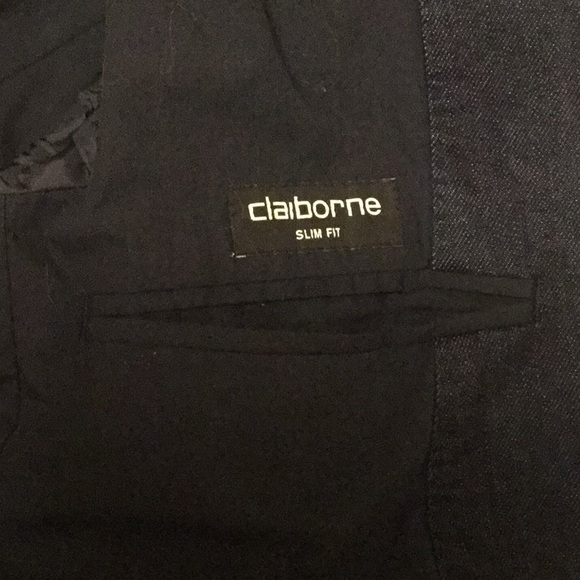 Men’s Dark Blue Denim Claiborne Blazer - Picture 3 of 6